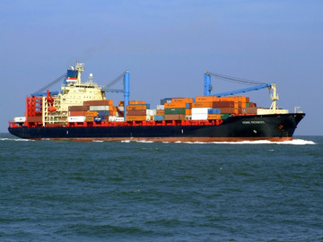 Sea transportation in containers